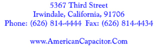 american capacitor address graphic